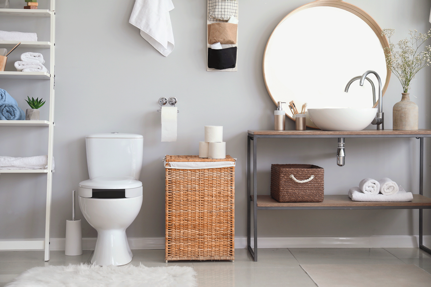 Toilet Seat Raiser 2" that fits under the existing seat it works with square and standard shaped toilets