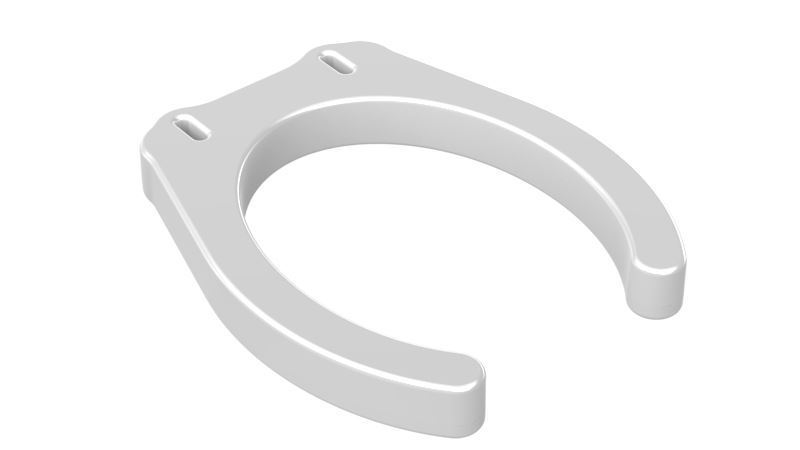 Toilet Seat Raiser 2" that fits under the existing seat it works with square and standard shaped toilets