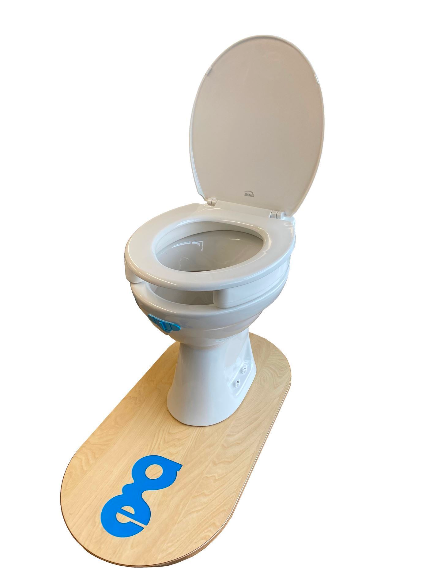 Toilet Seat Raiser 2" that fits under the existing seat it works with square and standard shaped toilets